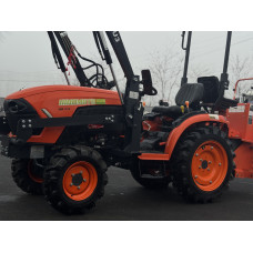 Комплект трактор Hinomoto HM-275 (навантажувач+навісний екскаватор)