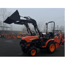 Комплект трактор Hinomoto HM-275 (навантажувач+навісний екскаватор)