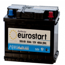 Акумулятор Eurostart 55Ah