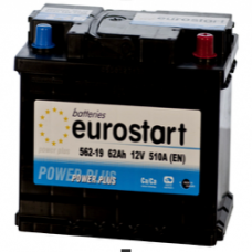 Акумулятор Eurostart 62Ah